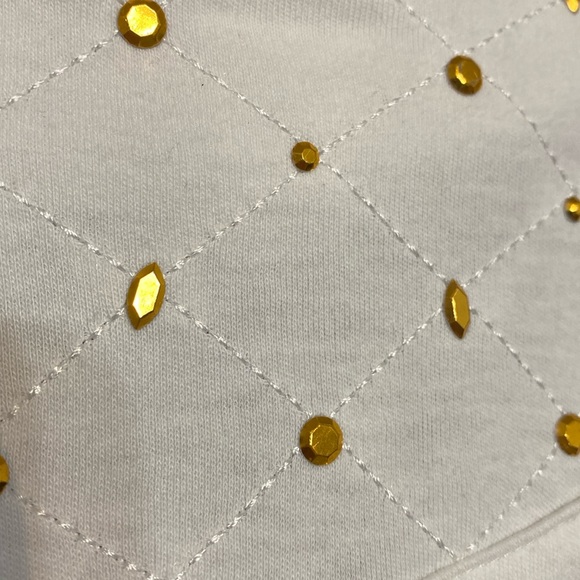 Southern Lady vintage o/s blouse w/sequence. M - Picture 6 of 9